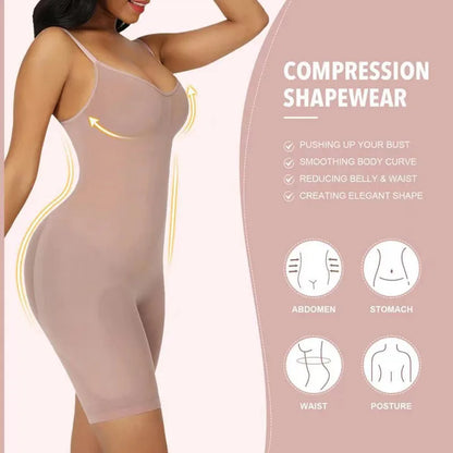 Women Full Body Butt Lifter Corset One-piece Shapewear