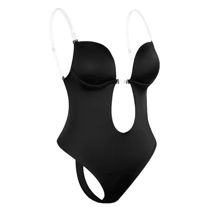 Women Full Body Shaper Bra Backless Bodysuit
