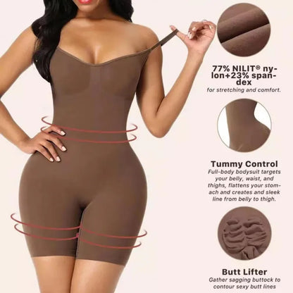 Women Full Body Butt Lifter Corset One-piece Shapewear